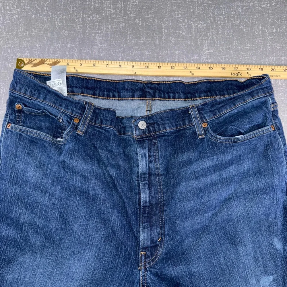 Levi's 541 Athletic Taper Mens Jeans 42x30 Blue Stretch Americano Denim Classic